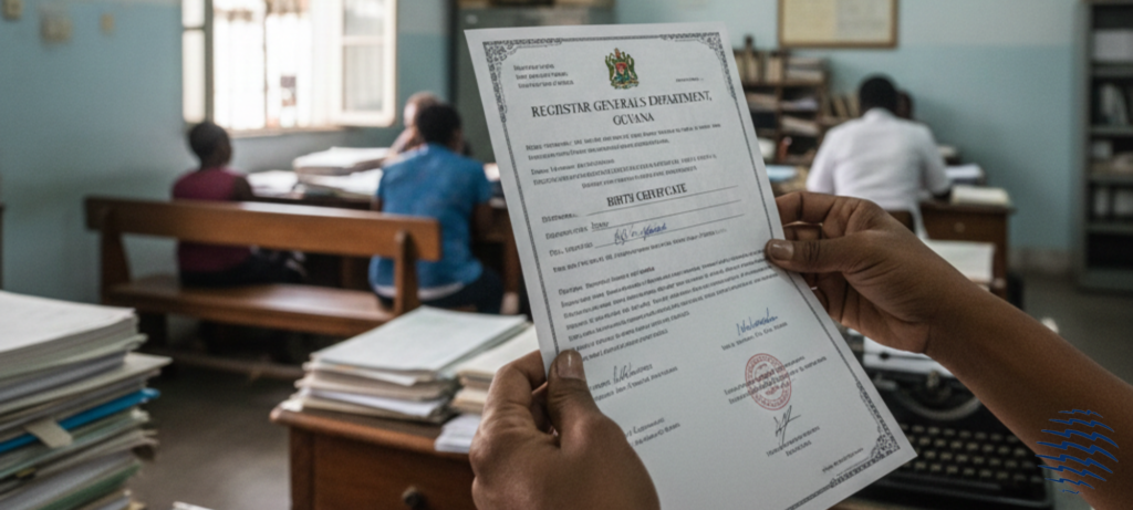 guyana birth certificate