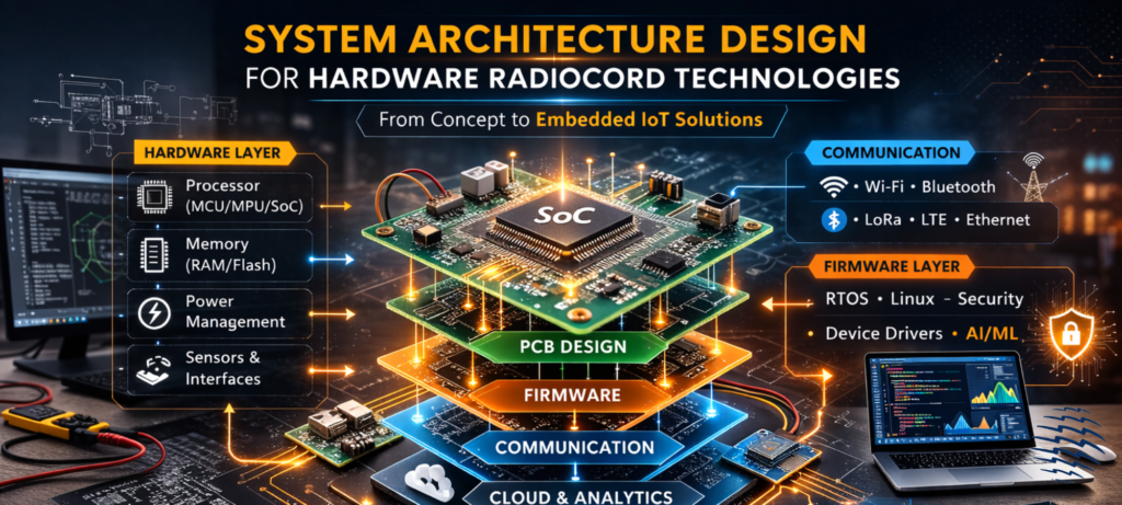 system architecture design for hardware radiocord technologies